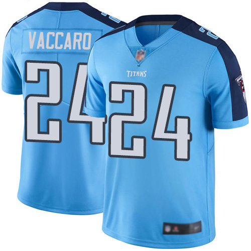 Tennessee Titans Limited Light Blue Men Kenny Vaccaro Jersey NFL Football 24 Rush Vapor Untouchable